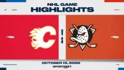 NHL Highlights | Flames vs. Ducks - October 13, 2026