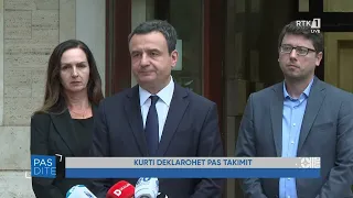 Kurti deklarohet pas takimit  18.08.2026