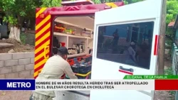 69-YEAR-OLD MAN INJURED AFTER BEING STRUCK BY VEHICLE ON CHOROTEGA BOULEVARD IN CHOLUTECA