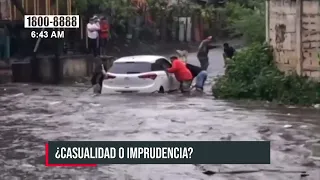 Fuertes lluvias provocan afectaciones mientras ciudadanos ignoran las advertencias