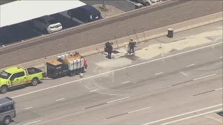 Hwy 36 closed for several hours after crash, fuel spill