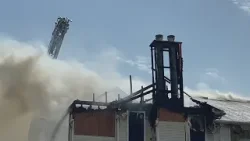 Crews battle massive apartment fire in O'Fallon, Missouri
