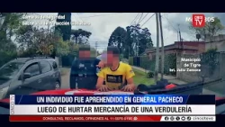 Man apprehended in General Pacheco after robbing a produce store