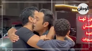 حسن عيد يستقبل واجب العزاء في وفاة زوجته من مسجد الحامدية الشاذلية الرداد وحمزة العلايلي أبرز الحضور