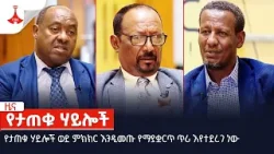 የታጠቁ ሃይሎች ወደ ምክክር እንዲመጡ የማያቋርጥ ጥሪ እየተደረገ ነው   Etv | Ethiopia | News
