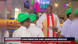 BISHOP NWOKOLO ON A PASTORAL VISIT TO CHURCH OF TRANSFIGURATION