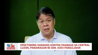 Epektibong hakbang kontra pagbaha sa Central Luzon, panawagan ni Sen. Kiko Pangilinan
