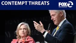 Clintons face contempt charges after refusal to testify in Epstein probe