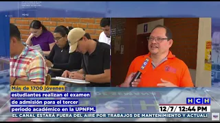 Con Hambre de éxito: 1700 jóvenes buscan cupo en la UPNFM durante examen de admisión