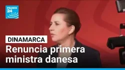 Renuncia Mette Frederiksen, primera ministra danesa, tras derrota en elecciones anticipadas Renuncia Mette Frederiksen, primera ministra danesa, tras derrota en elecciones anticipadas