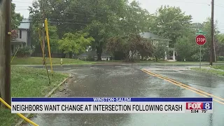 Winston-Salem neighbors call for stoplight at intersection of Hawthorne Road, Ebert Street after cra