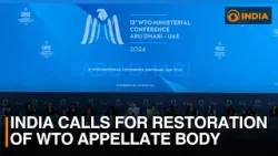 India calls for restoration of WTO appellate body & more updates | DD India