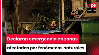 Government declares state of emergency in districts of southern Lima, Ayacucho, Arequipa, and Tacna