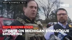 Подозреваемый в нападении на синагогу в Мичигане мертв; предположительно, он въехал на автомобиле...