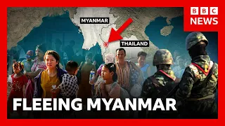 Inside the Thai-Myanmar border town of fugitives, rebels and spies | BBC News