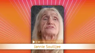 TV Oranje app video message - Jannie Souilljee