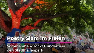 Poetry Slam im Stadthallenpark Chemnitz | Sachsen Fernsehen