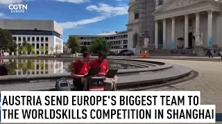 Austria send Europe's biggest team to the WorldSkills competition in Shanghai