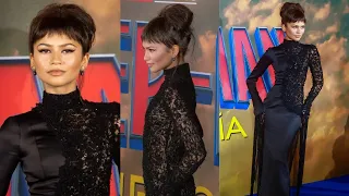 EL LOOK DE ZENDAYA ESTILO TELA DE ARAÑA  QUE IMPACTÓ A TODOS EN LA AVANT PREMIER DEL HOMBRE ARAÑA