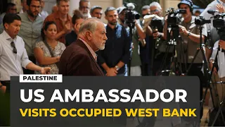 US ambassador visits occupied West Bank village hit by settler violence