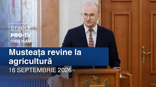 PRO TV News (8:00 PM) | MUSTEAȚA RETURNS TO AGRICULTURE | Moldova