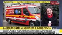 O asistentă de 23 de ani, de la clinica privată, a murit în timp ce era la muncă O asistentă de 23 de ani, de la clinica privată, a murit în timp ce era la muncă
