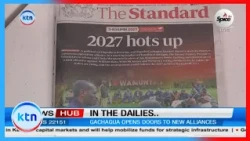 2027 hots up as Gachagua-Sifuna talks spark speculations of new alliance |In the dailies