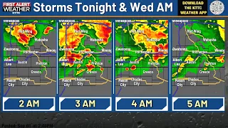 First Alert: Strong to Severe Thunderstorms Overnight Tuesday Into Wednesday