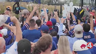 Fans celebrate historic evening in Buffalo sports history