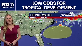 Southeast coast tropical threat remains low