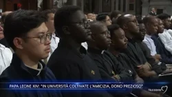 Pope Leo XIV: "Cultivate friendship at university, a precious gift"