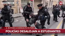 🇫🇷 LIVE – CHAOS IN PARIS: Police clear student protest
