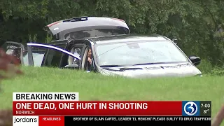 Woman forced into minivan, shot in Norwich; man found dead in same vehicle
