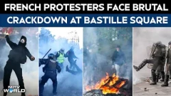 France Student Protests Turn Violent: Police Detain Demonstrators At Bastille Square In Paris
