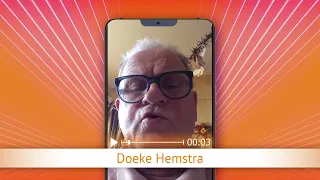 TV Oranje app video message - Doeke Hemstra