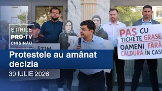 PRO TV News (8:00 PM) | PROTESTS DELAYED THE DECISION | Moldova