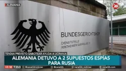 Alemania detiene a dos supuestos espías para Rusia que tenían previsto sabotear la ayuda a Ucrania