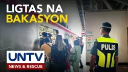 PNP, nagsagawa ng security checks sa LRT at iba pang lugar