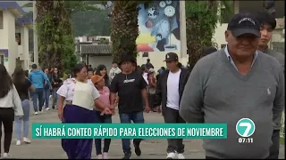 There will be a quick count after the sectional elections of November 2026