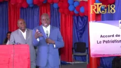 Siyati pwotòl akò kèk pati politik pou jwenn yon solisyon ak kriz la.