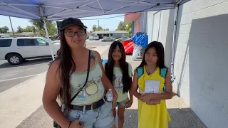 Back to school events held across all corners of the Las Vegas valley on Saturday