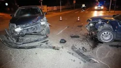 Frontális karambol Kecskeméten