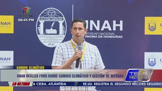 UNAH Atlántida Campus Hosts Climate Change and Risk Management Forum