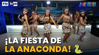 🐍🌿 The Anaconda ritual comes to life! | Impressive Bora dance from the Peruvian Amazon