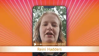 TV Oranje app video message - Reini Hadders