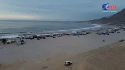 Casas rodantes se “tomaron” playa Ike-Ike (26.01.2026)