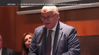 Roto TVRS "Le Marche protagoniste agli Europei di atletica a Birmingham"