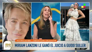 🔴 MIRIAM LANZONI LE GANÓ EL JUICIO A GUIDO SÜLLER