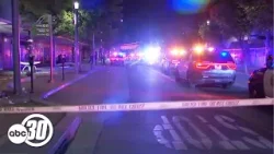 Полиция подтвердила, что возле Art Hop в центре Фресно два человека получили ножевые ранения.