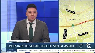 Uber driver accused of sexual assault in San Marcos